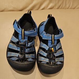 Keen Kids Blue and Black Adventure Sandals